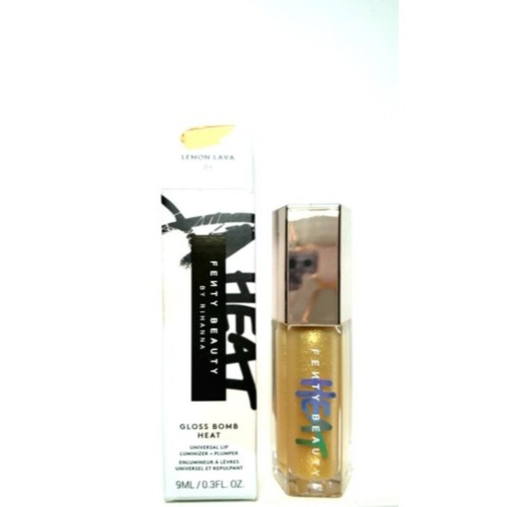 FENTY BEAUTY RIHANNA Gloss Bomb Heat Universal Lip Luminizer Plumper Lemon Lava